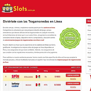 Slots in Peru Online